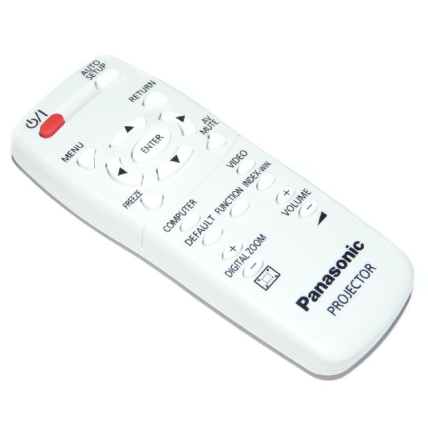 Panasonic N2QAYA000011 original remote control for the projector.