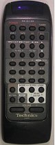 Technics RAK-SA114XH replacement remote control different look