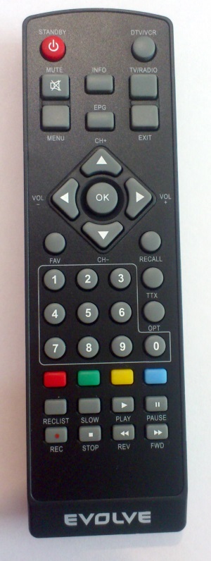 ECG DVS2060HD replacement remote control different look