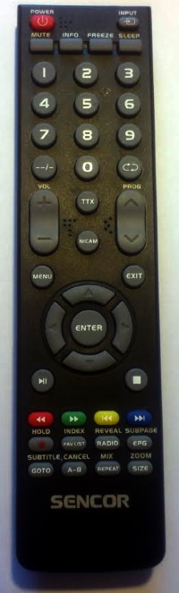 Sencor SLE22F51M4 SE Silver replacement remote control different look