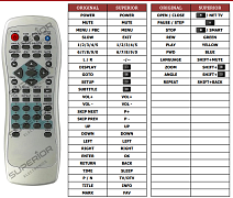 Dikom DVX 110N replacement remote control different look