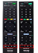 Sony RM-ED054, RM-ED062 replacement remote control different look