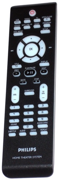 Philips 996510001649 RC4739 replacement remote control different look
