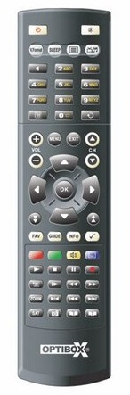 Optibox Zebra Gosat GS7050 HDI replacement remote control different look