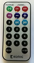 KONIG CSFMTRANS100BL replacement remote control different look