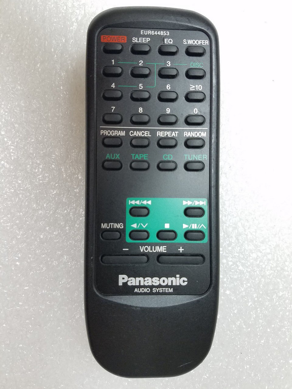Panasonic Eur Replacement Remote Control Different Look Za 11 8 Audio Panasonic Emerx Eu