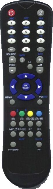 Medion MD 30361 replacement remote control different look