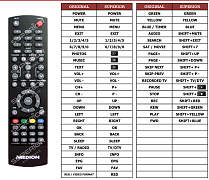 Medion MD28004 replacement remote control different look