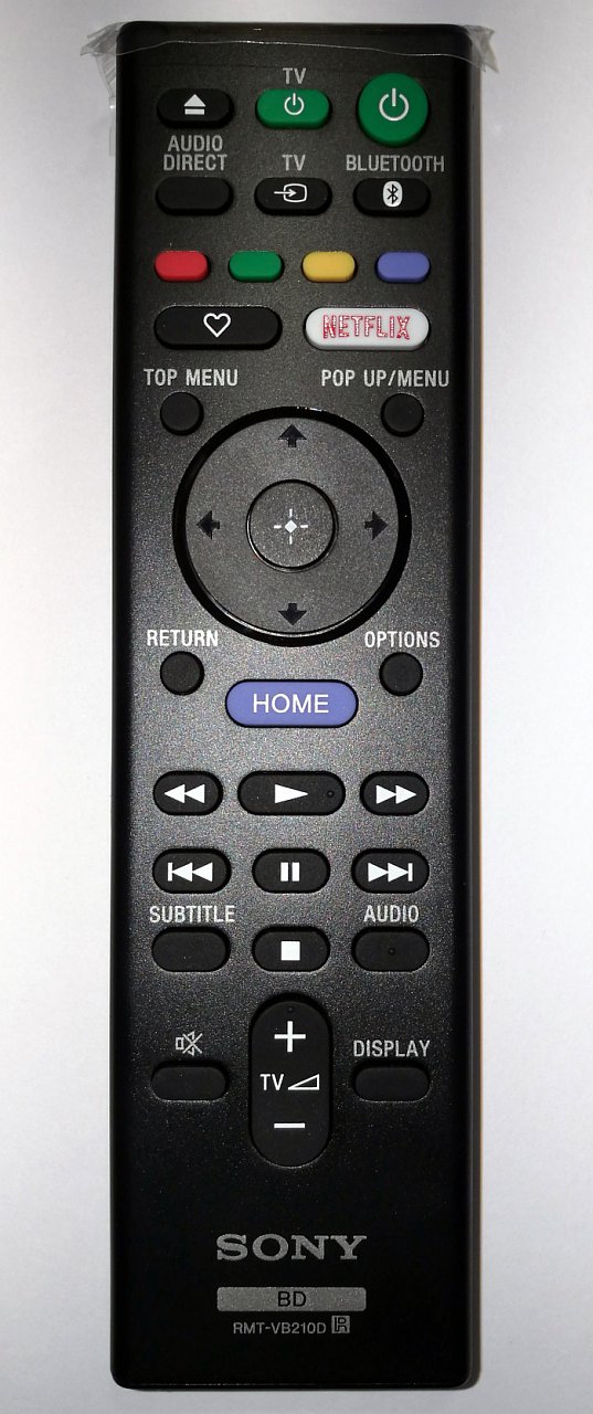 Sony RMT-VB210D replacement remote control different look