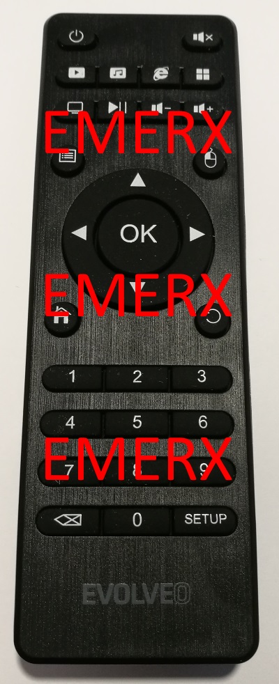 Evolveo SHC ANDBOX-Q5-4K-RMT original remote control