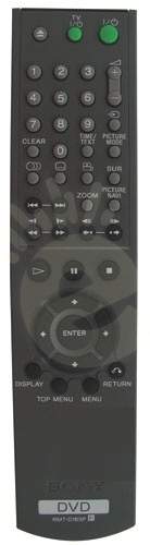 Sony RMT-D165P , RMTD165P replacement remote control different look DVP-NS355, DVP-NS360