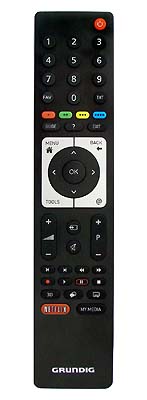 Grundig TS4 original remote control was replaced TS3