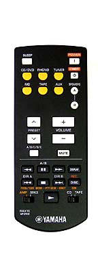 Yamaha RAX16 original remote control