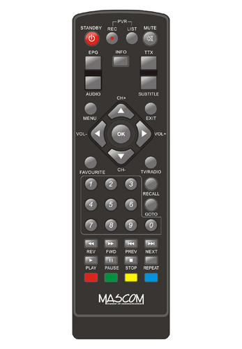 Hyundai DVB 4H 631 PVR original remote control
