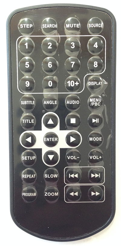 Sencor SPV-2715, SPV2715, SPV7769 replacement remote control different look
