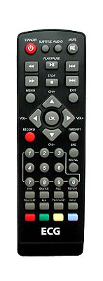 ECG DVB-T650HPVR original remote control