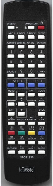 Haier HTR-D06A Busch HTR-D06A replacement remote control different look