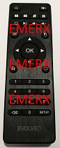 Evolveo SHC ANDBOX-Q5-4K-RMT replacement remote control different look