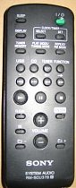 Sony RM-SCU37B replacement remote control different look CMT-FX205