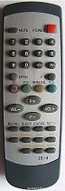 Tesla COLOR Remote control for  3799/AB, 5599, 6399B, 7199/B - Chassis B, F, K